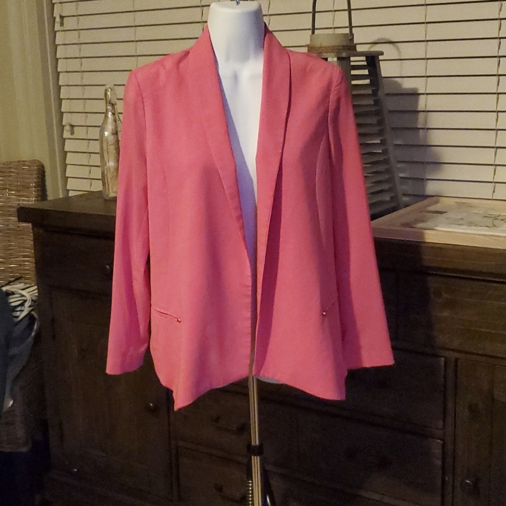 Pink blazer